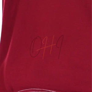 T-shirt décontracté pour homme Oye Hoye International, design à panneaux verticaux rouge, noir et gris, 100% coton, respirant, séchage rapide - Product Image 6