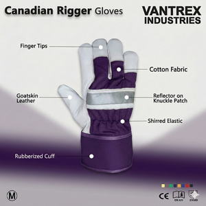 Custom Safety 707 Goat Leather <b>Working</b> <b>Gloves</b> with Touchscreen & <b>Thermal</b> Breathable Design for Ski Sports Outdoor Winter Use Can - Product Image 3
