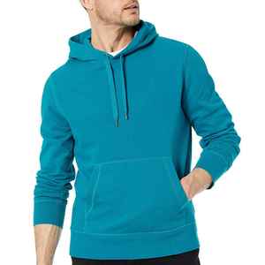 Nouveaux arrivages : sweats à capuche ajustables personnalisés pour hommes, respirants, basiques, en coton mélangé, en vente. - Product Image 5