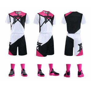 Ensemble d'uniformes de basketball personnalisés, impression par sublimation, noir et blanc, maillot sans manches uni, short, unisexe, adulte, toutes saisons, anti-humidité - Product Image 2