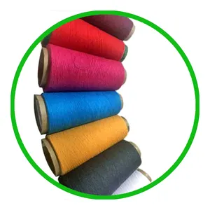 High Quality 100% Cotton Recycled Colored Yarns Comparable to Virgin Yarns in Terms of Quality and Performance