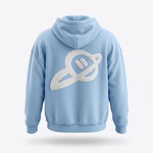 เสื้อฮู้ดซิปผ้าฝ้ายฟลีซหนา 450GSM ผลิตตามสั่ง ปักโลโก้ได้ตามต้องการ ทรงหลวมไหล่ตกสำหรับผู้ชาย - Product Image 2