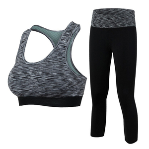 Conjunto de Yoga sin Costuras de Alta Calidad para Mujer, para Gimnasio y Fitness, 100% Algodón, Tallas Grandes, Secado Rápido y Elástico - Product Image 4