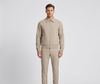 Veste de survêtement OEM personnalisée en coton 100% pour l'hiver, fournisseur en gros de vêtements de sport, survêtement pour hommes pour marques athlétiques américaines, style uni