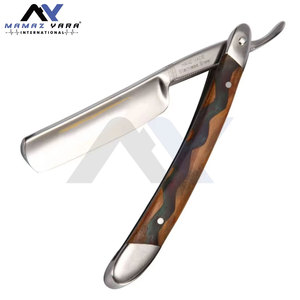 Premium Handcrafted Stainless Steel Metal Alloy Handle <b>Swing</b> Lock <b>Single</b> Blade Straight Razor Men Barber Approved Ultra Close - Product Image 4