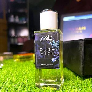 Perfume Aromático Especiado para Hombre Pure Vision Eau De Parfum, Botella de Vidrio Transparente con Tapa Blanca, Aroma Fresco a Juniper Berry y Lavanda - Product Image 6