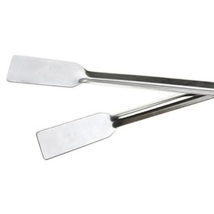 BAFA INSTRUMENTOS QUIRÚRGICOS Cuchara de Laboratorio de Acero Inoxidable Plateado de 20 cm con Empuñadura Ergonómica Certificada CE, Espátula de Doble Extremo/Laboratorio - Product Image 1
