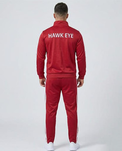 Hawk Eye Sports <b>Men's</b> Slim Fabric Fleece 300g Winter <b>Pullover</b> Hoodie Full-Length Button-Up Tracksuit Set Breathable - Product Image 5