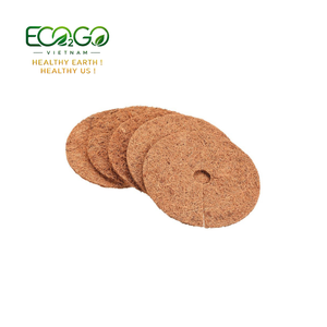 Coconut Coir Fiber Tree Mulch Ring – Natural Coco <b>Liner</b> Mat for Tree & Plant Protection - Product Image 3