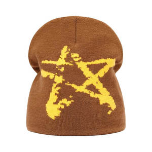 Gorro de Punto Jacquard Acrílico Personalizado, Gorro Ligero Unisex, Estilo Casual Urbano, Bordado, Uso en Exteriores, Marca Privada, Adultos - Product Image 1