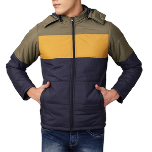 Veste matelassée en duvet pour homme, de haute qualité, avec logo personnalisé imprimé, prix abordable, design élégant, manches longues, modèle 2026 - Product Image 1