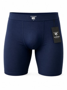 Compression Shorts Gym Wear CrossFit Fitness Workout Sports Running Eco-Friendly Inner Solid Casual Customized Logo Men's High - Product Image 1