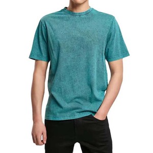 Men's Casual <b>Acid</b> Wash Vintage T-Shirts High Street Cotton <b>Drop</b> Shoulder with Custom Print Short Sleeves <b>Acid</b> wash t-shirts - Product Image 6