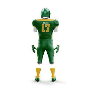 <b>Custom</b> American Football Jersey and Pants Set 100% Polyester Breathable Elastic Waist Short Sleeve - Product Image 2
