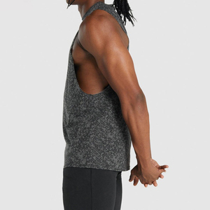 Nouveau débardeur de sport pour homme DIGGA CREATIONS, qualité supérieure, col rond, sans manches, 100% coton, séchage rapide, respirant, vêtements de sport - Product Image 2