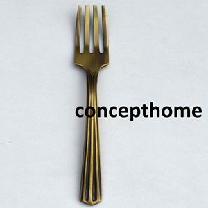 Fourchettes en laiton pour décoration de mariage, vaisselle au design unique et emballage, ensembles d'argenterie - Product Image 1