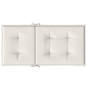 Juego de 2 Cojines para Silla de Exterior Color Crema Melange, 100% Poliéster, Respaldo Bajo, con Diseño Elegante - Product Image 6