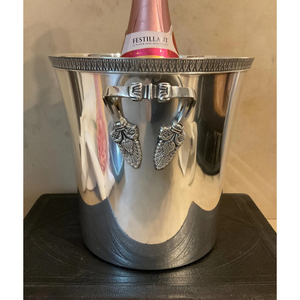 New Elegant Style Stainless Steel Metal Round Shape Golden Antique Finished <b>Ice</b> Bucket Used Home and Hotels Accessories Supplies - Product Image 4