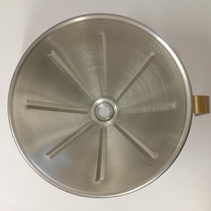 Copper coffee dripper, Made in Japan,Great Quality Dripper, Copper-made and <b>Tin</b>-plated Coffee Maker, Stylish design - Product Image 4
