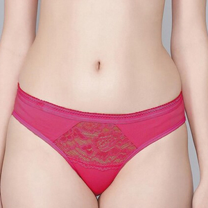 Ensemble de soutien-gorge push-up en dentelle rose pour femmes, avec coussinets intégrés, lingerie sexy, sous-vêtements deux pièces - Product Image 5