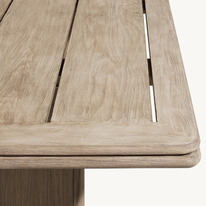 Table rectangulaire en teck robuste et durable pour l'extérieur, de bonne qualité et longue durée de vie. - Product Image 5