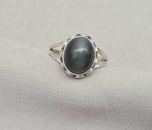 ตาแมวธรรมชาติ เงินแท้ 925 เครื่องประดับทำมือ พลอยตาแมว พลังงานบวก เหมาะสำหรับผู้หญิง - Product Image 4