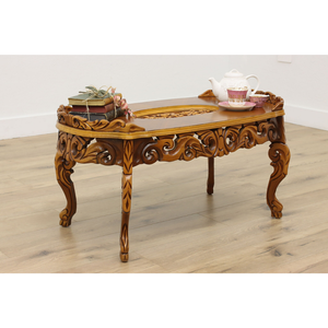 <b>Console</b> <b>Table</b> Made Of Solid Teak Wood High Quality With Brown Color and Carved Beatiful For Indoor Use. - Product Image 6