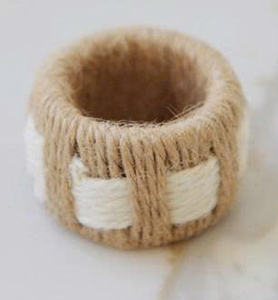 Anillo para Servilletas de Bambú Redondo, Artesanía Ecológica Hecha a Mano - Product Image 3