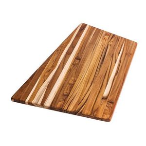 Planche à découper artisanale en bois rustique de style farmhouse, réversible, écologique, de forme rectangulaire, passe au lave-vaisselle - Product Image 6