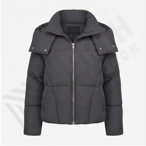 2025 nueva chaqueta acolchada de invierno transpirable para mujer, ropa acolchada de algodón con capucha cálida, chaquetas de invierno delgadas, abrigos para mujer, plumón de pato - Product Image 2