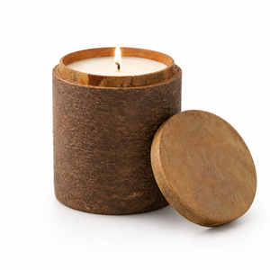 Cinnamon Essential Oil Soy <b>Wax</b> <b>Candle</b> Natural Bark Holder Vietnam Handmade Wholesale Luxury - Product Image 3