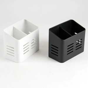 Stainless Steel Cutlery Holder 3 Compartment Round Utensil Organizer Kitchen Countertop Spoon Fork Knife Storage Stand - Product Image 3