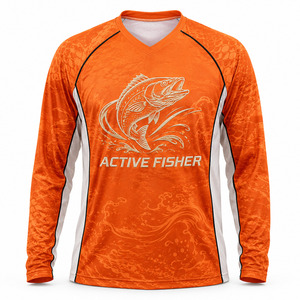 OEM Custom Angler Fishing Jersey Long Sleeve <b>Holographic</b> Sublimated UPF 50+ Quick-Dry Performance Tournament Shirt - Product Image 2