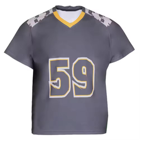 Uniforme de lacrosse pour hommes, tissu polyester athlétique de qualité supérieure, absorbant la transpiration, maillot et short de lacrosse pour hommes, maille respirante, USA Europe - Product Image 5