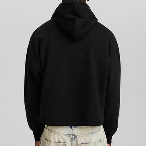 Sweat à capuche pour homme coupe ample en molleton de coton épais, vierge, personnalisable, pull d'hiver, séchage rapide, respirant, tricoté, streetwear OEMA DDP - Product Image 2
