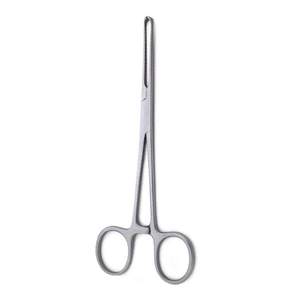 Pinzas Allis OEM Curvas Izquierdas con Mordazas Anchas, Eje con Trinquete, Acero Inoxidable, Longitud 13.5" (34cm), Modelo Dentavex DC-S-9, Cirugía General - Product Image 1
