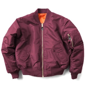 Blouson bomber vintage décontracté surdimensionné et imperméable avec fermeture éclair, style usé, pour homme - Product Image 1