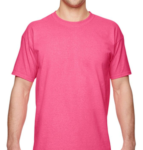 T-shirt Homme Col Rond Manches Courtes Bordeaux Coupe Droite en Jersey Coton/Spandex Respirant Anti-Plis – Vente en Gros - Product Image 5