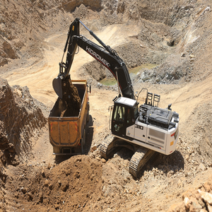 Excavadora de cadenas Hidromek con potente motor diésel, sistema de cucharón de largo alcance, bomba de engranajes y capacidad de 0.02m³ para carreteras, puentes y canteras. - Product Image 6