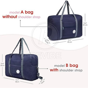 Nylon Zipper Duffle <b>Bags</b> for Gym-High Quality Lightweight Eco-Friendly Foldable Comfortable Use Low MOQ Online Sale - Product Image 3