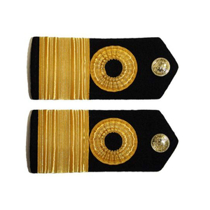 Épaulettes de gros durables et personnalisées, badges réfléchissants brodés avec épingle de sûreté et conception de logo sur mesure - Product Image 1