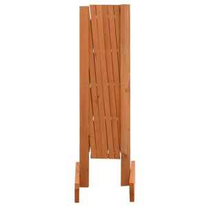 Valla de enrejado de jardín de leña maciza naranja 47,2 "x 23,6" Enrejado de esgrima y puertas - Product Image 3