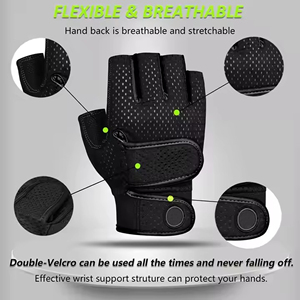 High Quality top manufacturer Half Finger Racing Training Cycling Gym <b>Weight</b>-lifting Fitness Workout <b>Gloves</b> for Men & Women - Product Image 4