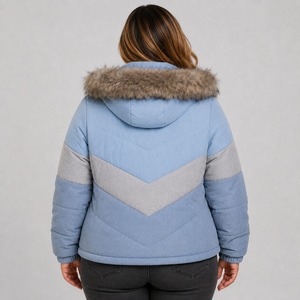 Women Autumn/Winter Regular Quilted Dyed Polyester/Nylon Waterproof Breathable Eco-Friendly Reversible Puffer Jacket Shiny - Product Image 4