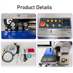 Continuous Band Sealer Band Sealer Continuous Automatic Continuous Band Sealer Horizontal Heat <b>Seal</b> Machine for Plastic Packing - Product Image 4
