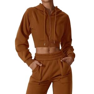 Sweat-shirt à capuche zippé unisexe surdimensionné en molleton bouclette 100% coton, avec logo personnalisé, brodé, effet délavé et poche à carreaux - Product Image 4