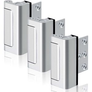 Paquete de 3 Cerrojos de Seguridad para Puertas y Ventanas de Aluminio, Refuerzo de Alta Seguridad, Previenen la Entrada No Autorizada - Product Image 1