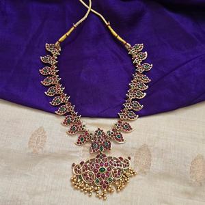 Kemp Semi Bridal Necklace Set-Rose Gold Antique Gold 24K Gold & Rhodium Plated Fine Jewelry - Product Image 3