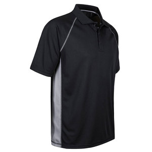 Polo pour homme en coton uni à manches courtes, col classique, confortable, décontracté, vêtements d'été pour tous les jours et le bureau - Product Image 2