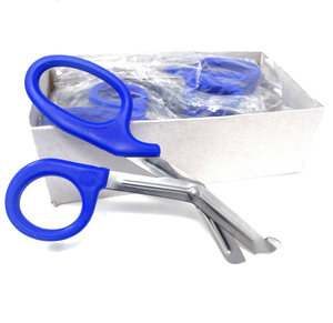 Ciseaux médicaux d'urgence pour traumatismes, robustes, en acier inoxydable, ciseaux de sauvetage professionnels à bout arrondi, outil utilitaire pour couper les bandages - Product Image 6